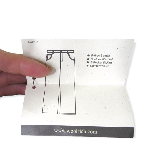 Woolrich Corduroy Strait Leg Pants Size 14 Tan Khaki Cotton Spandex Blend NWT - Picture 9 of 12